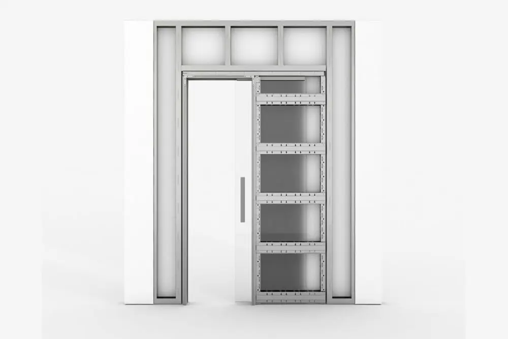 BELPORT Trockenbauwand Glas technische Zeichnung