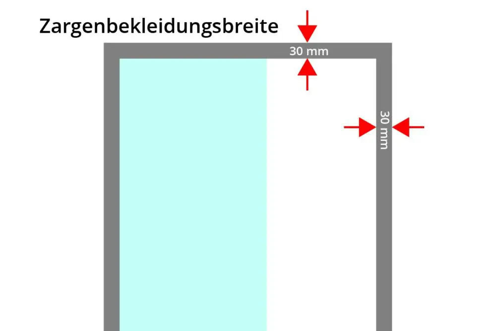 Stahlzarge 30 Glas