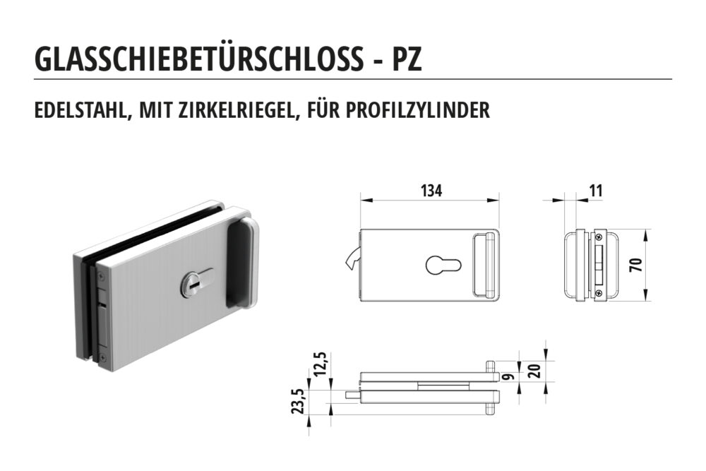 wb traval glastuerschloss pz c31