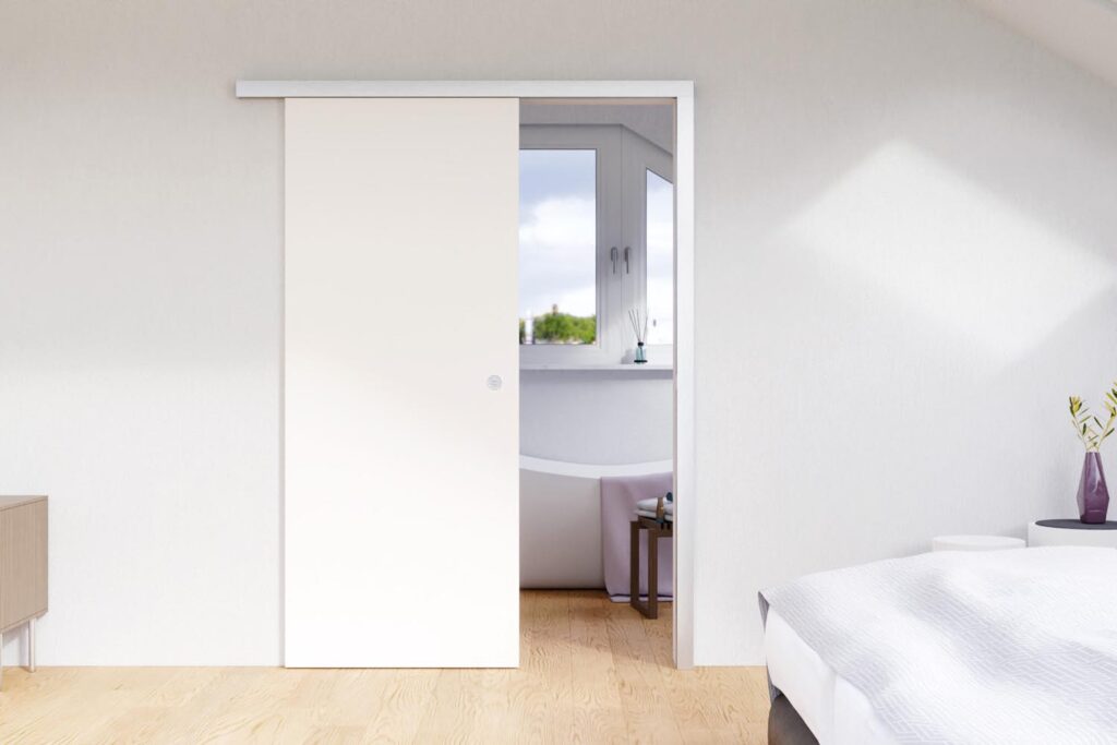 Schiebetür Vor Der Wand Laufend